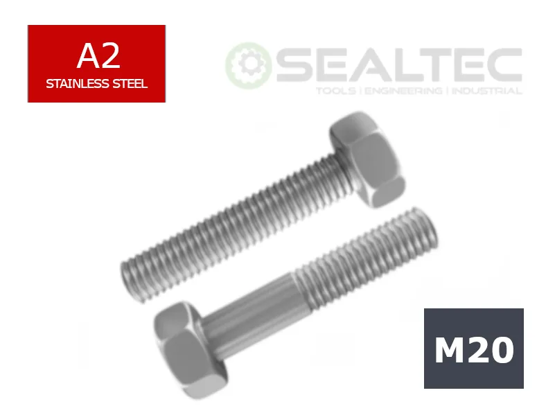 m12 HEX STAINLESS BOLTS